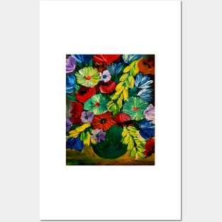 Some abstract flowers Posters and Art